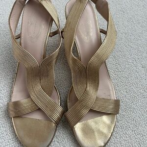 Elle Tarhari gold heels